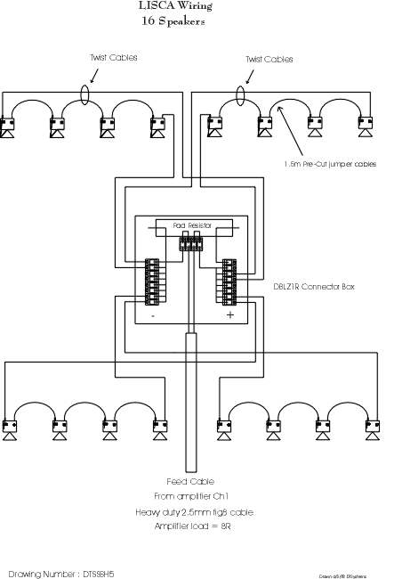 LISCA Speaker System. Concealed line array delivers ... subwoofer series parallel wiring diagram 